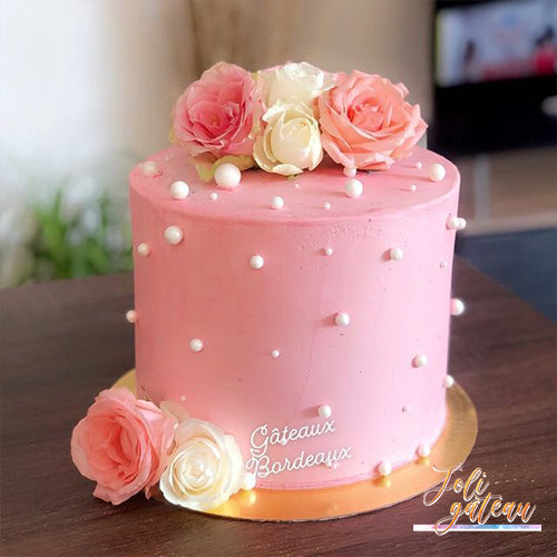 50g Comestible Perles de sucre colorées Gâteau rose Décoration