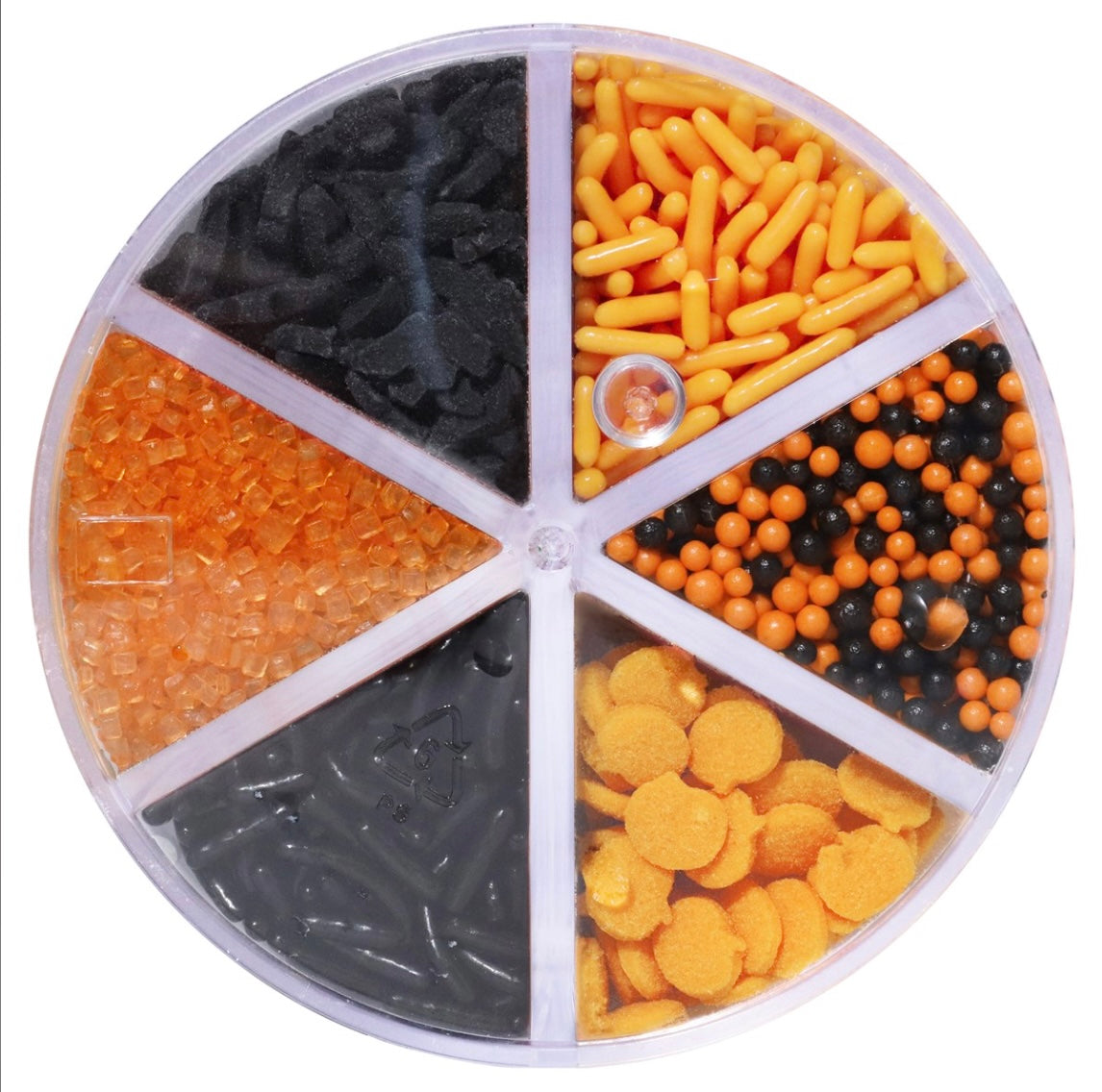 HALLOWEEN ASSORTIMENT DE SPRINKLES DE 6-EN-1 - CHAMP DE CITROUILLES (162G )