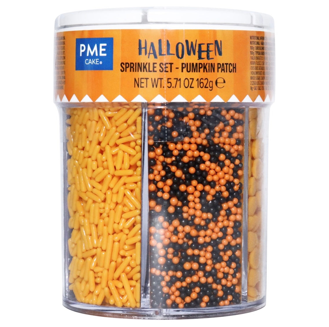 HALLOWEEN ASSORTIMENT DE SPRINKLES DE 6-EN-1 - CHAMP DE CITROUILLES (162G )