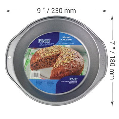 Moule à gâteau rond 23x18.5x3.5cm - Antiadhésif