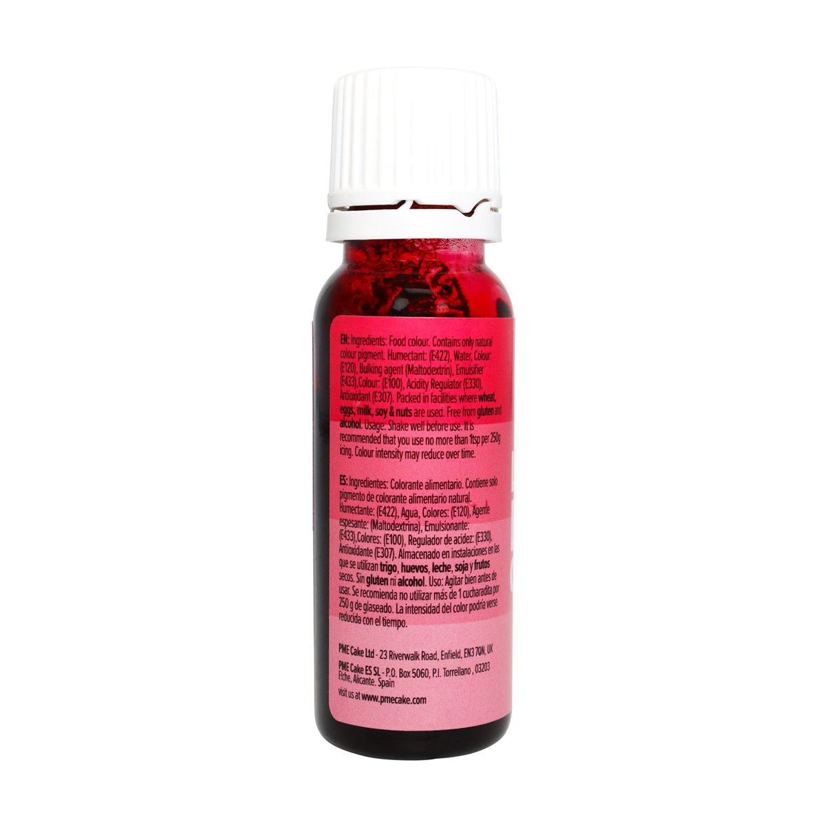 Colorant alimentaire Pink naturel - Liquide - PME