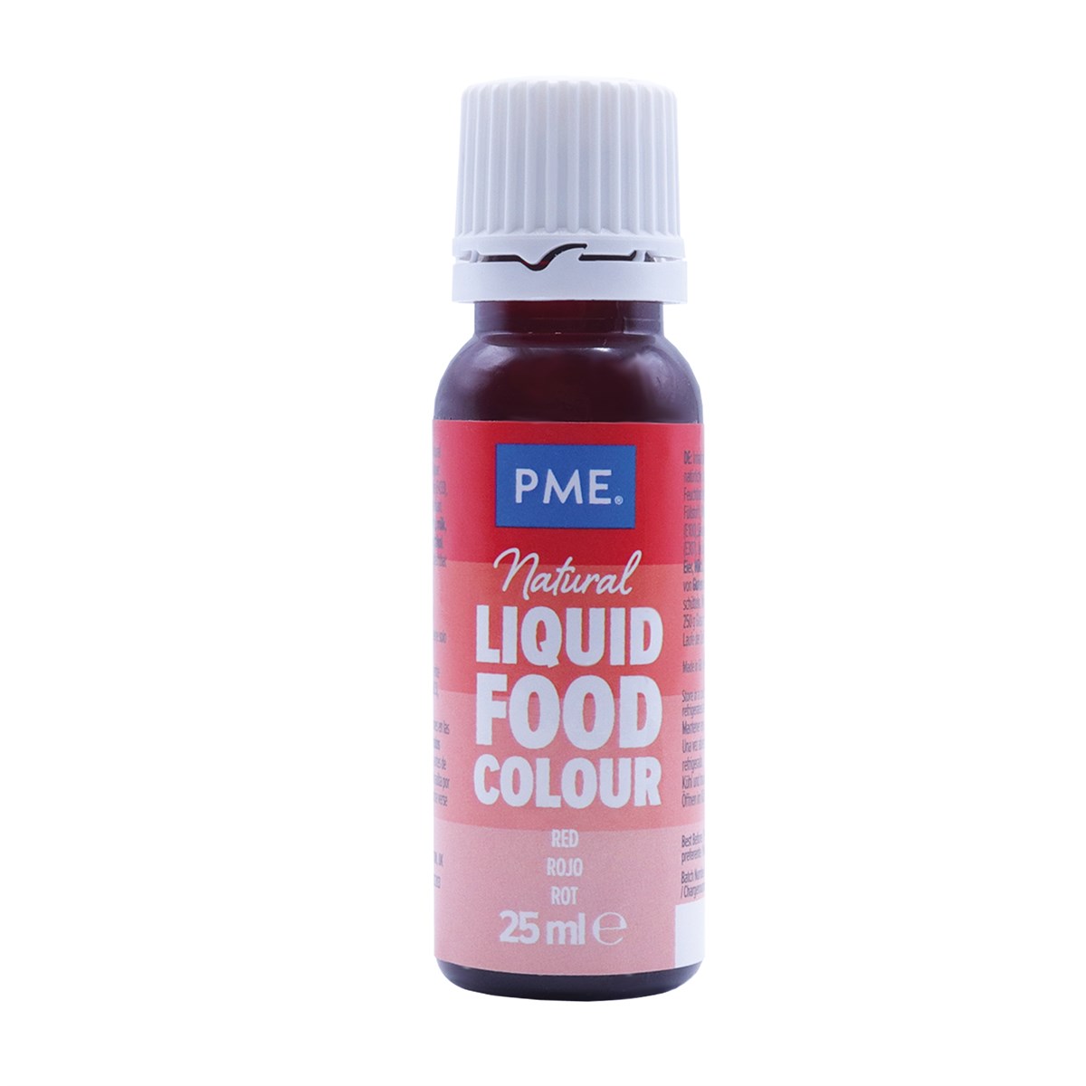 Colorant alimentaire Rouge naturel - Liquide - PME