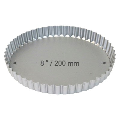 Moule à tarte à fond amovible 20cm/8 - Aluminium - PME
