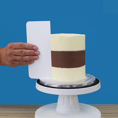 Raclette latérale - Anneau de latitude pour gâteaux de 4&quot; et 6&quot; 255mm - Acrylique