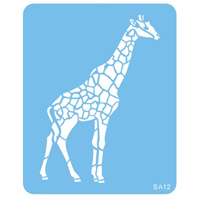 Pochoir - Girafe 52 x 145mm - Thermoplastique