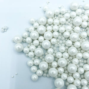 Grosses perles en sucre blanches brillantes 100g - Planète Gateau